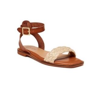 Time and Tru braided ankle sandal New
